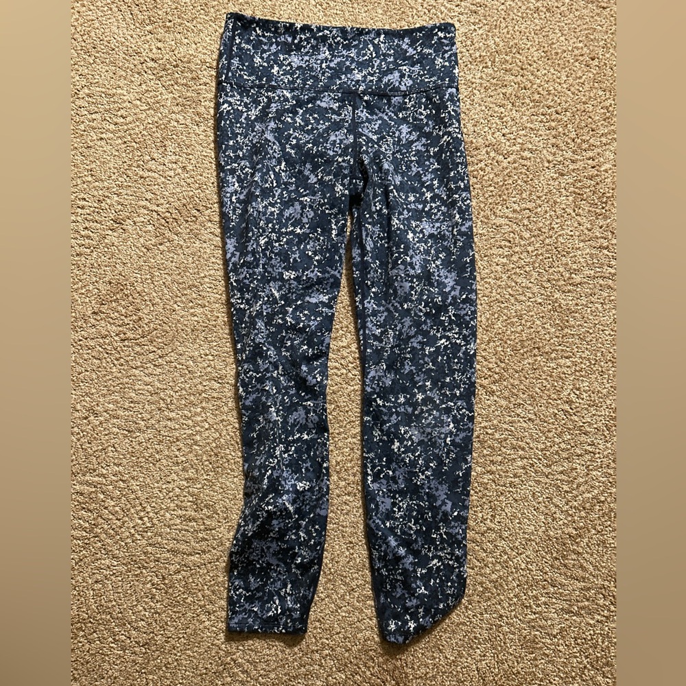 Blue multicolored Joy Lab leggings, size M